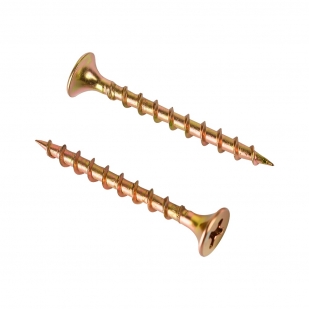 喇叭頭十字粗牙干壁釘彩鋅